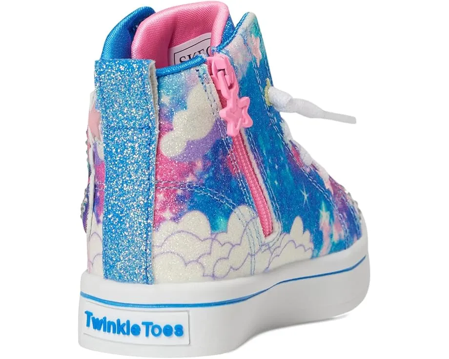 Кроссовки SKECHERS KIDS Twi-Lites 2.0 с подсветкой и дизайном единорога-кошки