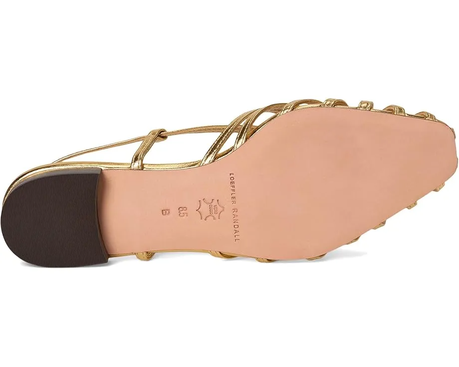 Loeffler Randall босоножки Devon с решетчатым верхом и регулируемой пяткой