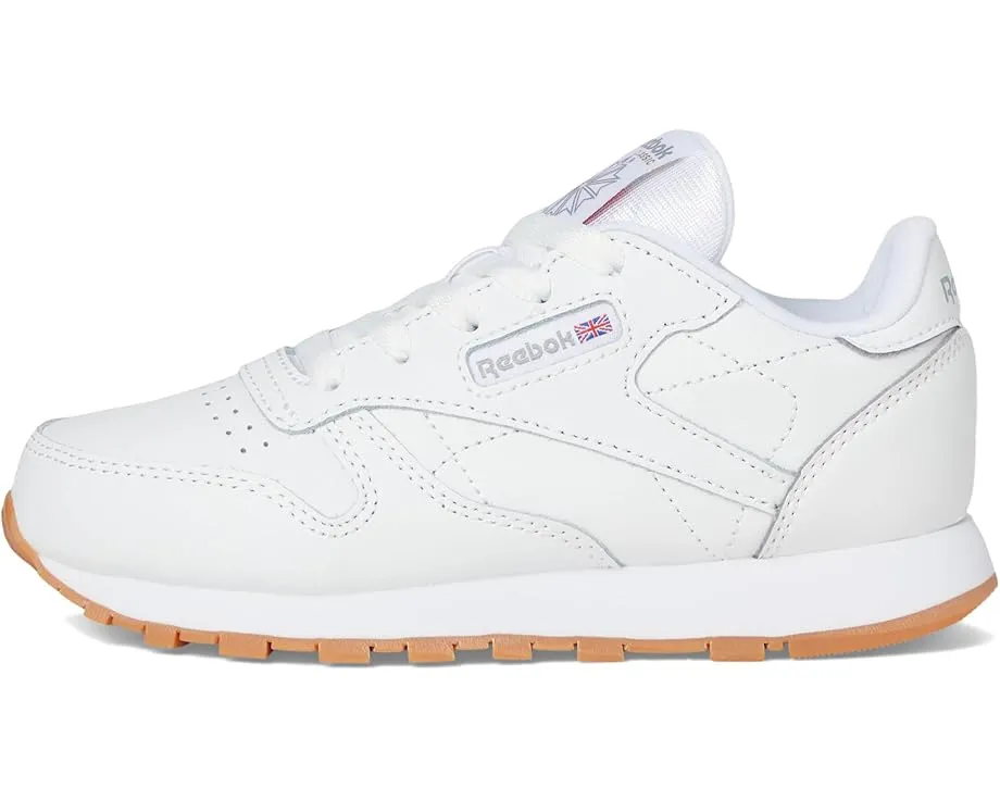 Кроссовки Reebok Classic Leather для детей с кожаным верхом и резиновой подошвой