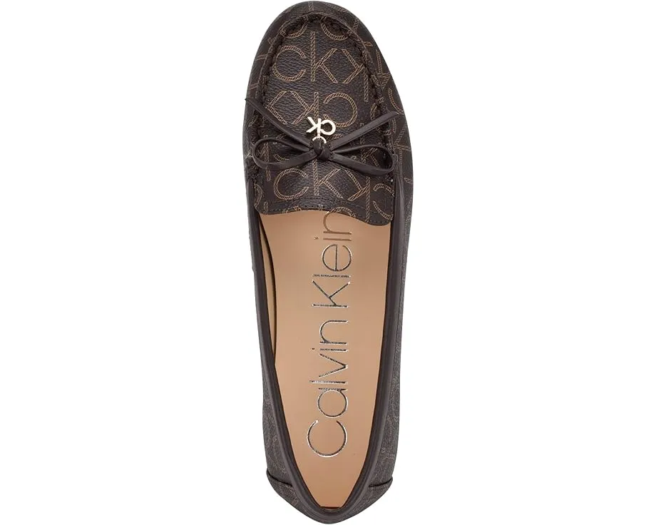 Loafers Calvin Klein Linca с бантом из искусственной кожи на резиновой подошве