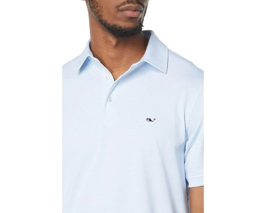 Поло Vineyard Vines St. Jean Stripe Sankaty из эластичной ткани
