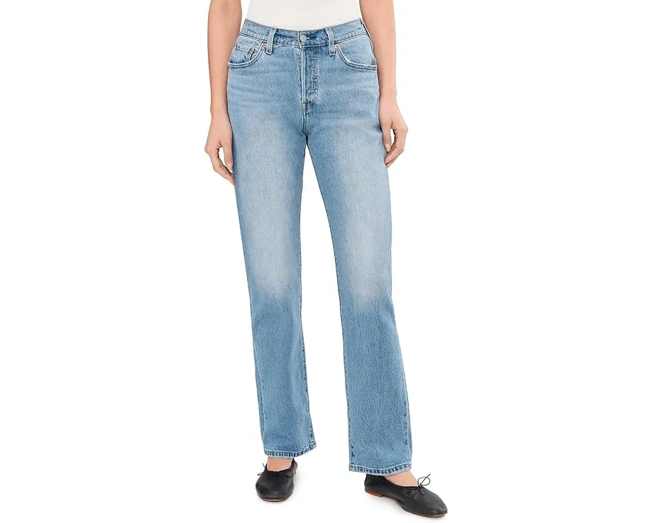 Джинсы Levi's 501 Curve для женщин с прямым кроем и высокой посадкой
