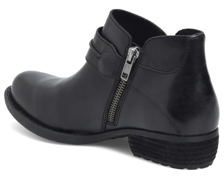 Ботинки Born Kati на молнии с каблуком из дерева и кожи