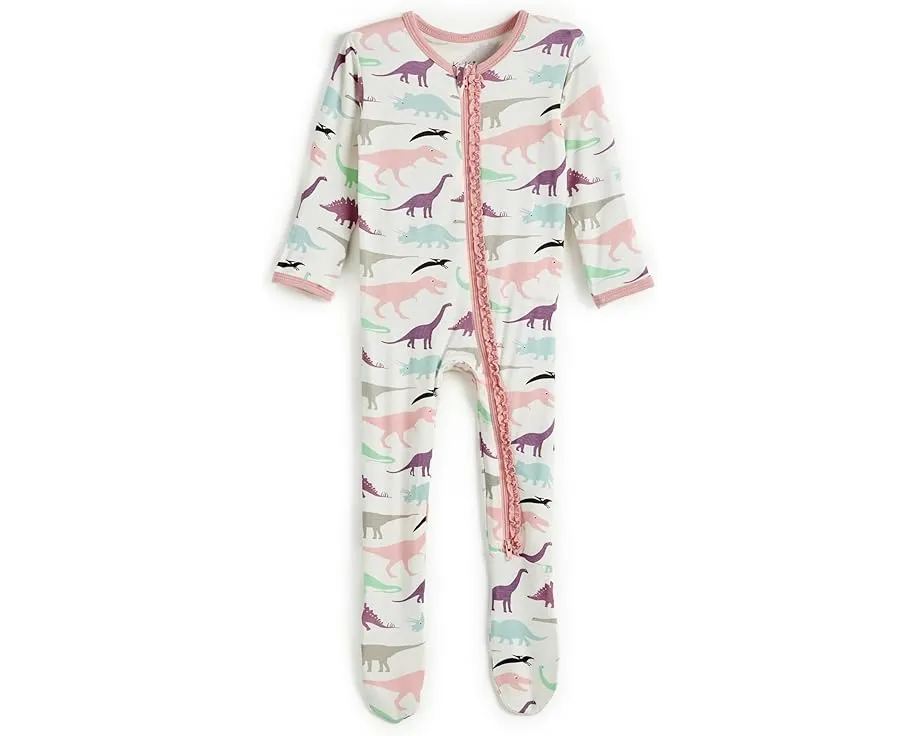 Комбинезон с рюшами и двусторонней молнией для малышей от Kickee Pants Kids