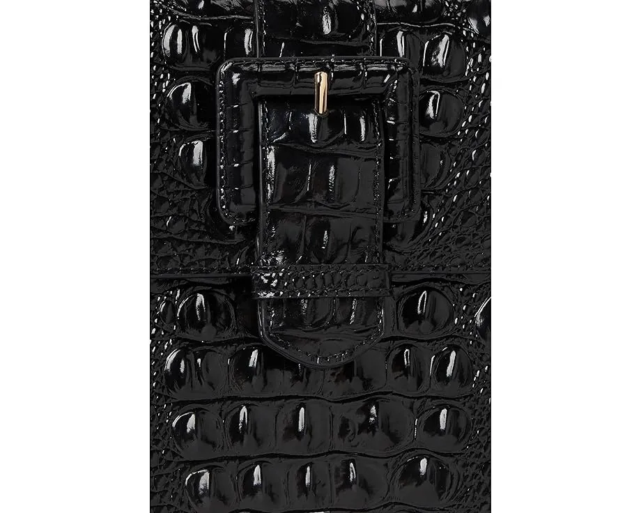 Сумка кроссбоди Brahmin Melbourne Small Hallie из кожи с откидным клапаном