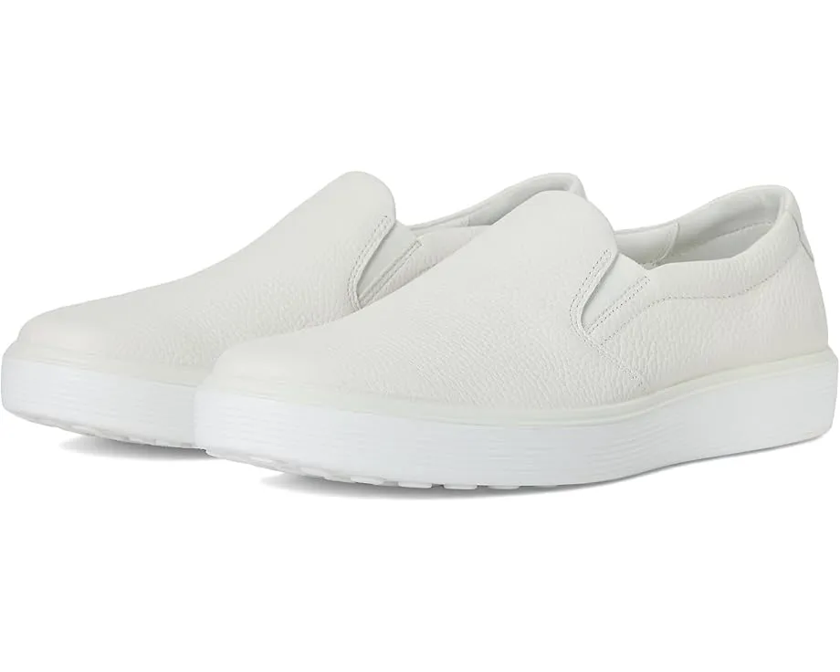 Кроссовки ECCO Soft 60 Slip-On с мягкой зернистой кожей