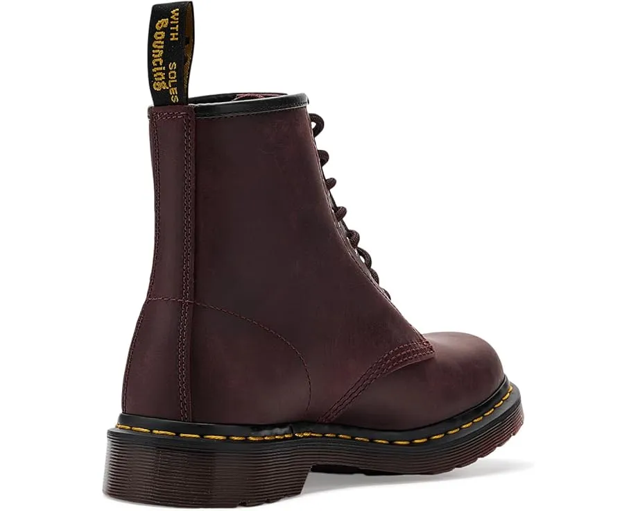 Ботинки Dr. Martens 1460 из премиальной кожи вишневого цвета