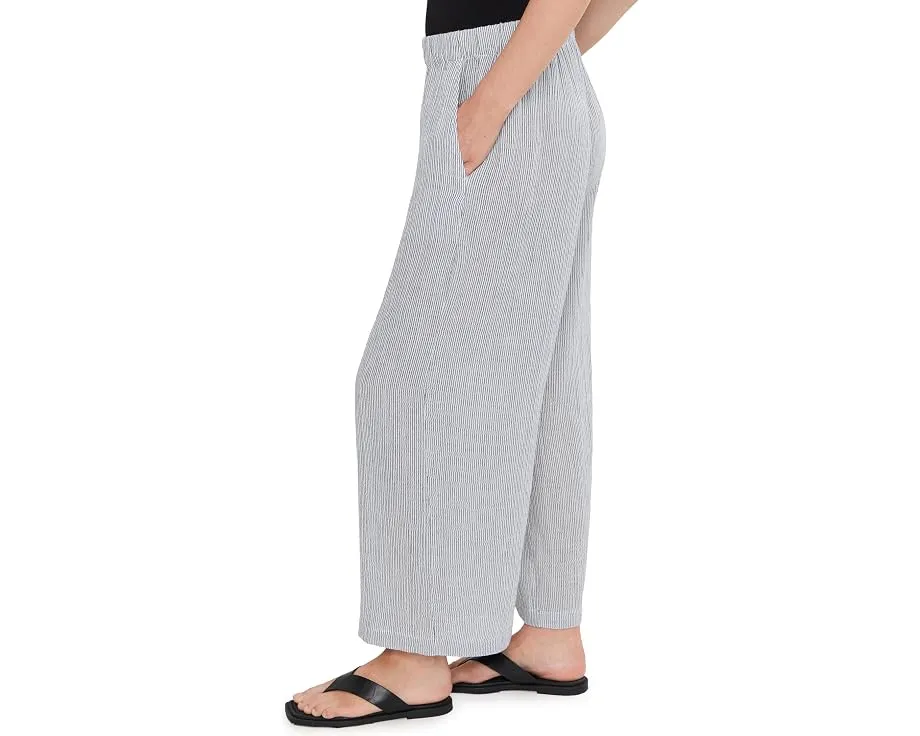 Брюки Eileen Fisher из полосатого органического хлопка