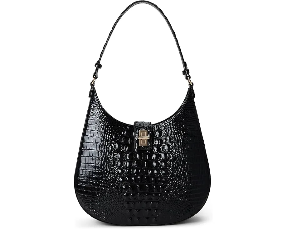 Сумка Brahmin Fallon Slim Shoulderbag через плечо с поворотным замком и карманами