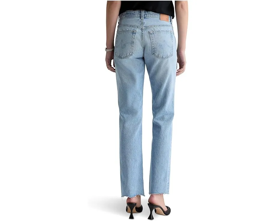 Джинсы AG Jeans Sandra Slim Straight с низкой посадкой