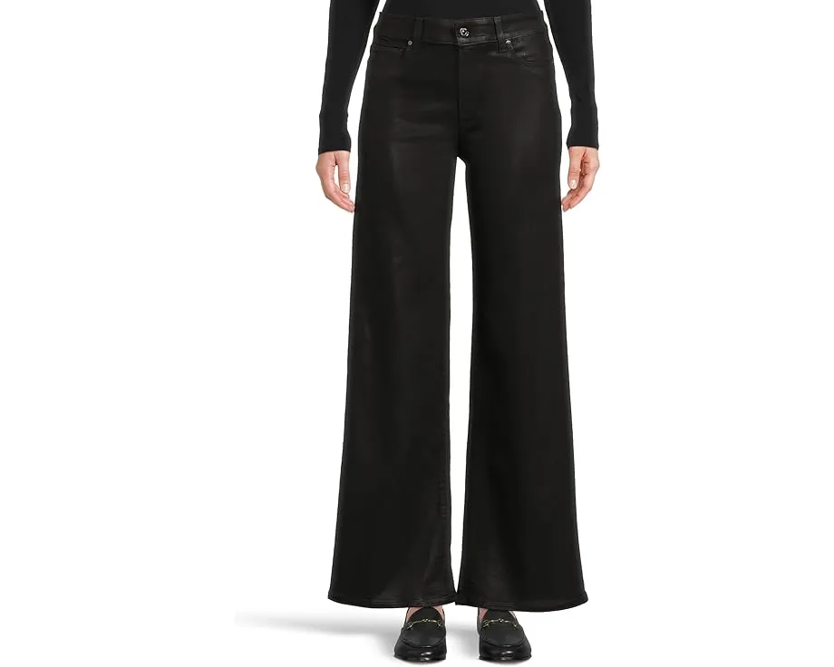 Джинсы Anessa 31 с кожаным эффектом и высокой талией широкого кроя