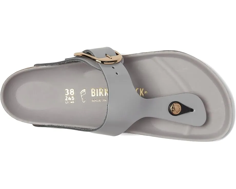 Сандалии Birkenstock Gizeh Big Buckle T-strap с пробковой стелькой