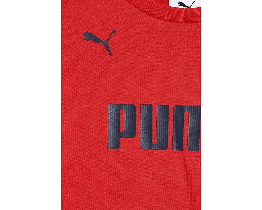 Детский комплект футболка и шорты Puma с принтом All Time Red