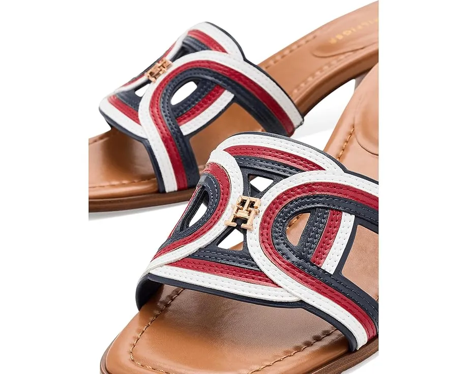 Босоножки Marica Tommy Hilfiger на блочном каблуке с переплетающимися ремешками