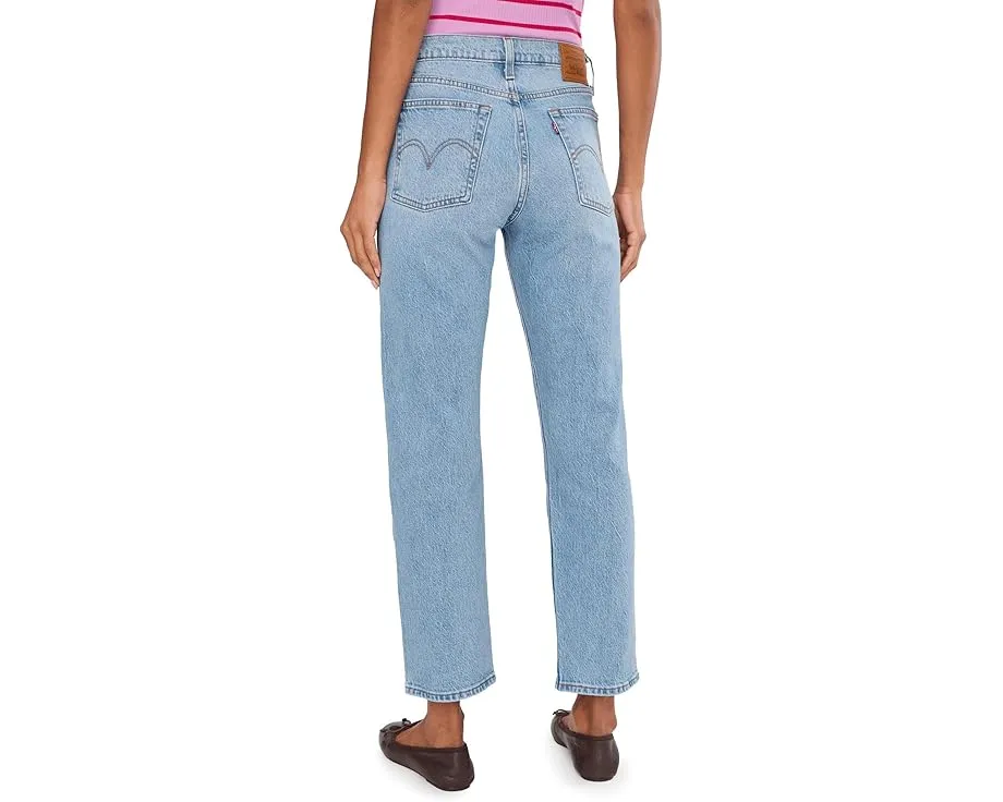 Джинсы Levi's Premium Wedgie Straight свободного кроя с прямыми штанинами