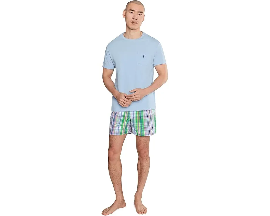 Трусы боксеры Polo Ralph Lauren Woven Boxer из хлопка с принтом