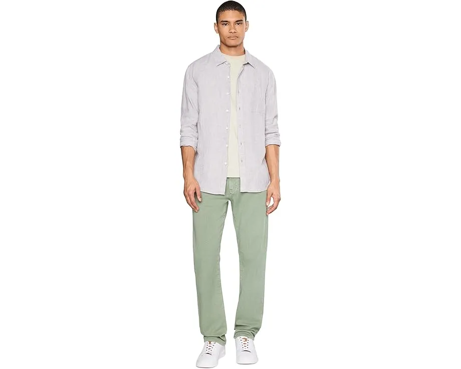 Тонкие прямые брюки Everett Sulfur Spruce Green с эластаном от AG Jeans