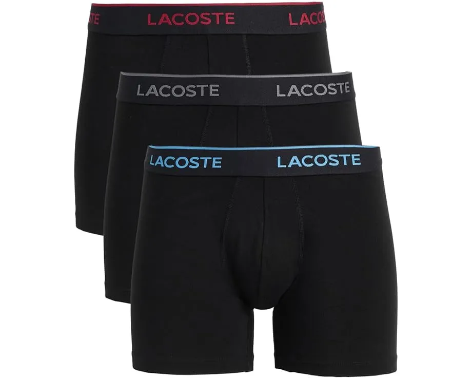 Lacoste Набор из 3 боксеров с логотипом на резинке