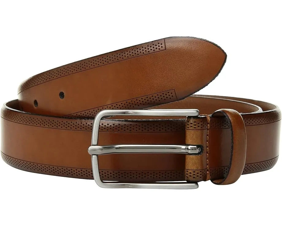 Ремень Johnston & Murphy Edge Perf Embossed из натуральной кожи