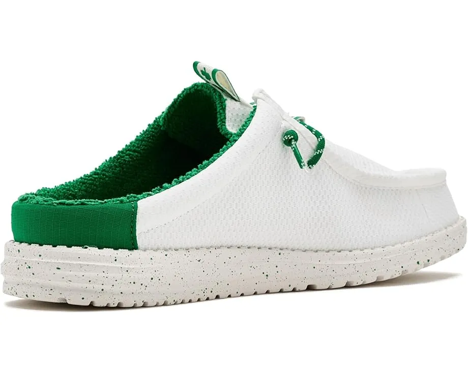 Слипоны Hey Dude Wally Slip Shamrock с текстильно-синтетическим верхом