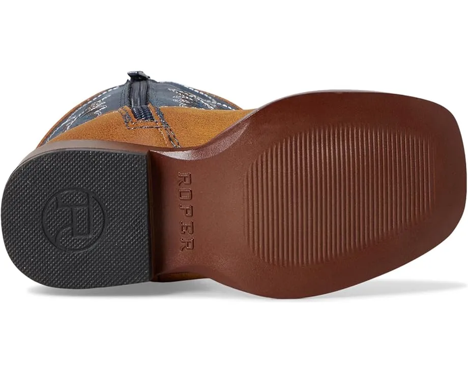 Ковбойские сапоги Heritage для малышей с декоративной строчкой от Roper Kids