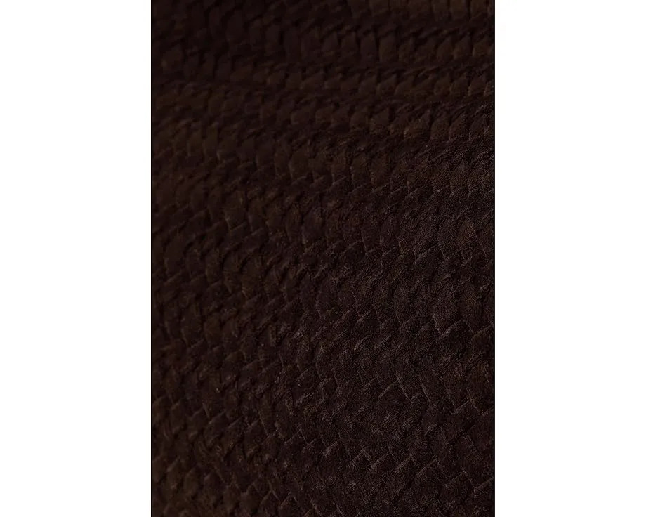 Сумка Madewell Slouchy Shoulder Bag Suede Woven с плетеной текстурой и карманом на молнии