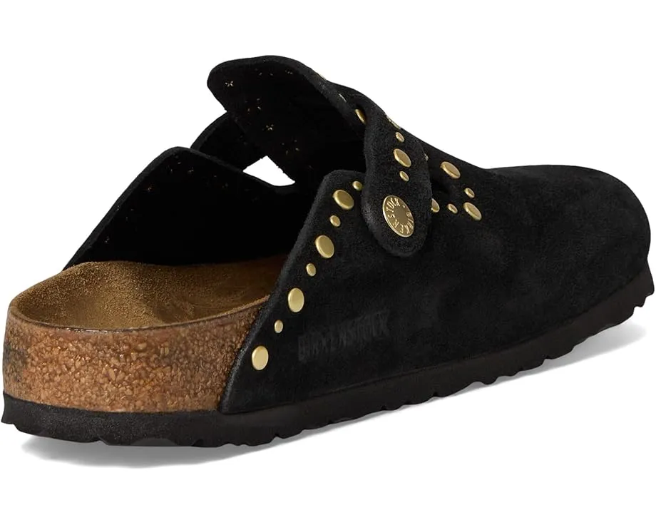 Биркенштоки Birkenstock Boston Rivets из мягкой замши