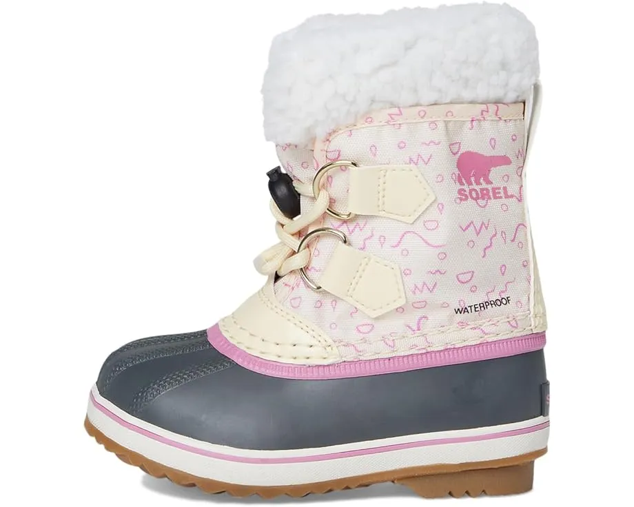 SOREL Kids Yoot Pac водонепроницаемые ботинки из нейлона с утепленной манжетой