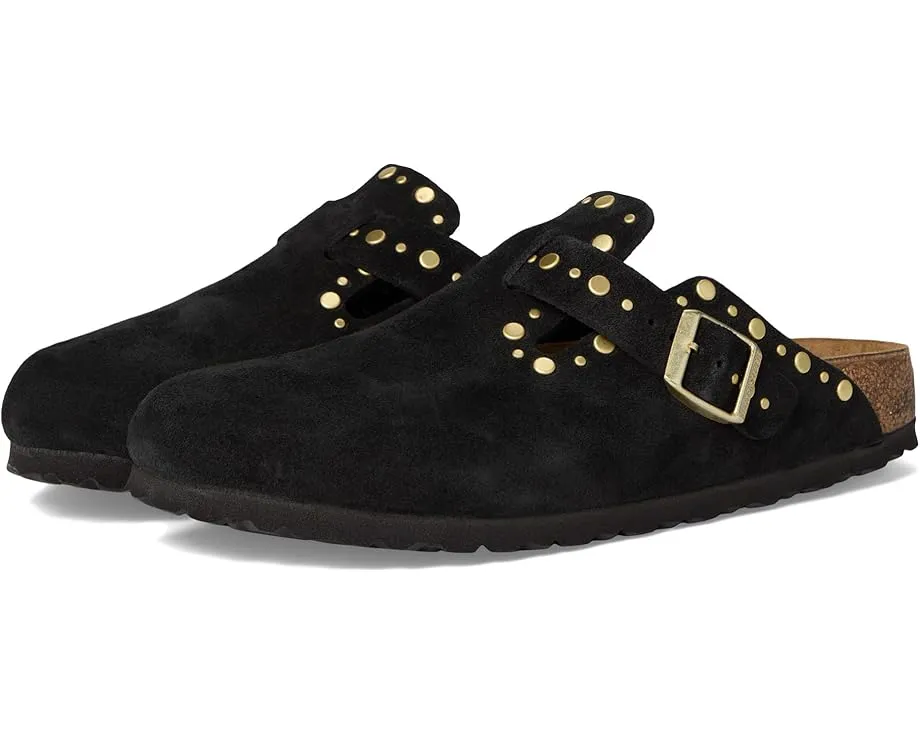 Биркенштоки Birkenstock Boston Rivets из мягкой замши