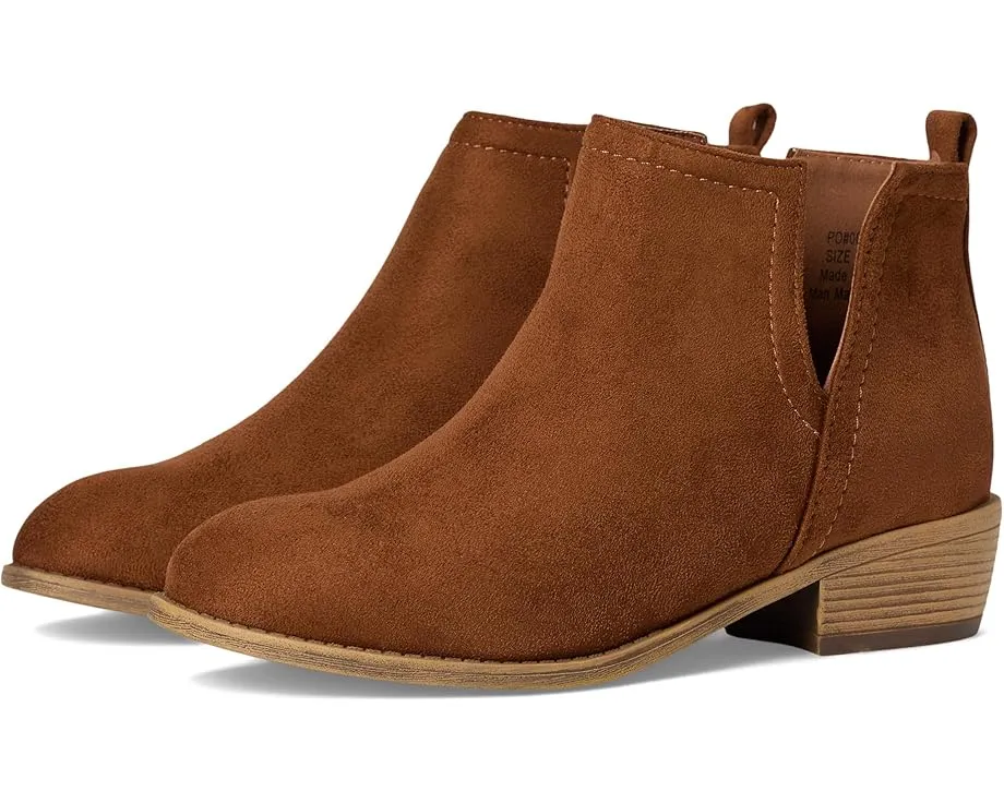 Ботильоны Journee Collection Rimi из кожи с квадратным каблуком