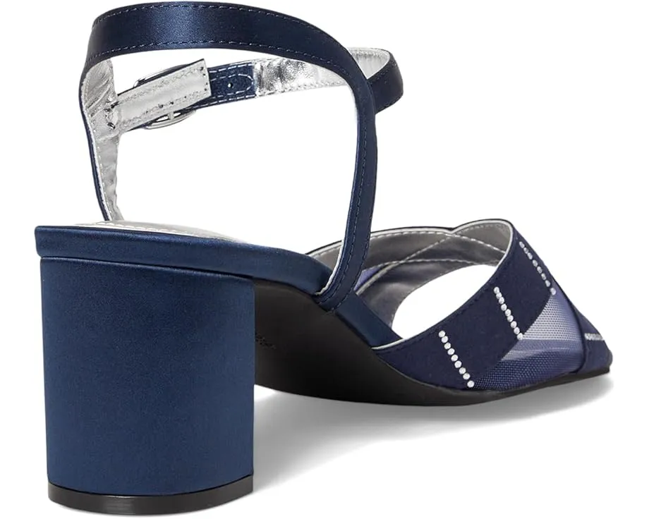 Вечерние сандалии David Tate Cocktail из атласа с ремешком на щиколотке