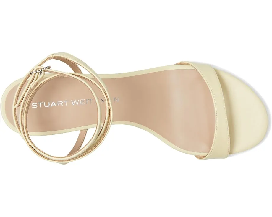 Туфли Stuart Weitzman Nudist Wrap 50 на шпильке с обертывающим ремешком