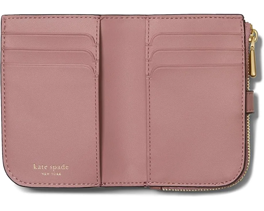Маленький компактный кошелек Kate Spade New York Tribeca из шагрени