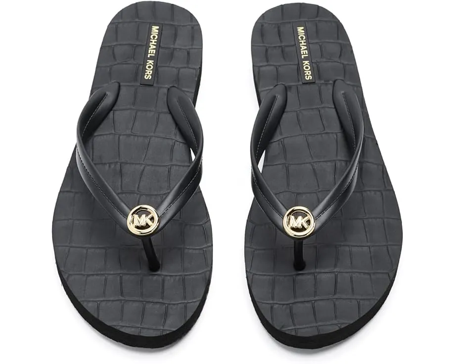 MICHAEL Michael Kors шлепанцы Posie с тонким клином и фирменным шармом