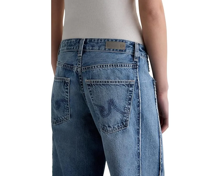 Джинсы AG Jeans Adria с заниженной талией и широкими штанинами в цвете Socialite