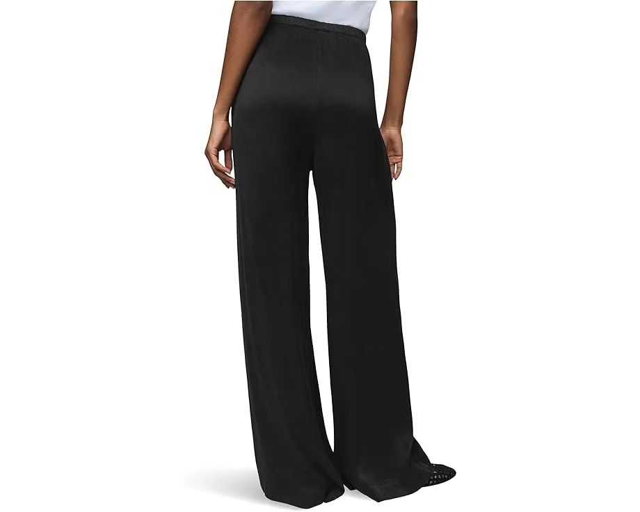 Splendid Широкие брюки Serena из атласа с эластичным поясом и карманами