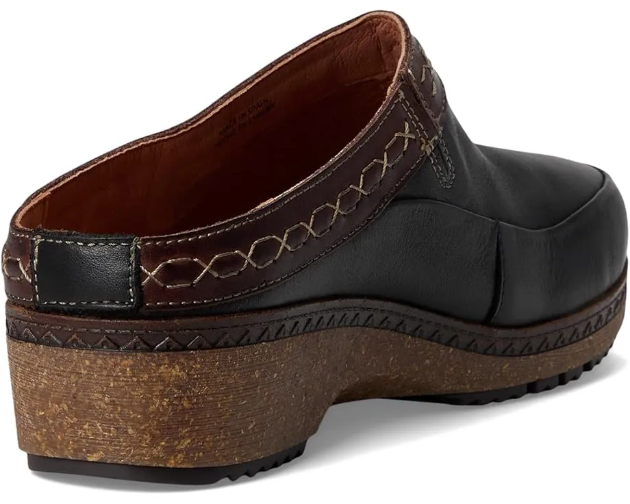 Сланцы PIKOLINOS Granada на каблуке с кожаным верхом