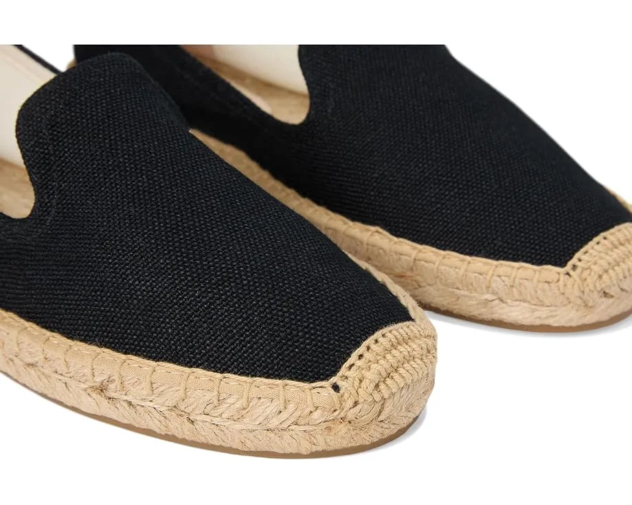 Эспадрильи Smoking Slipper от Soludos с миндалевидным носком и джутовой подошвой