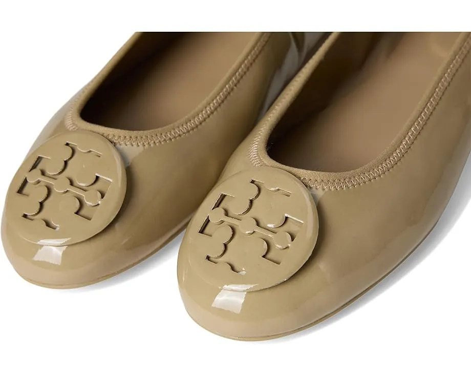 Дорожные балетки Tory Burch Reva Travel с логотипом Double T и стелькой для комфорта