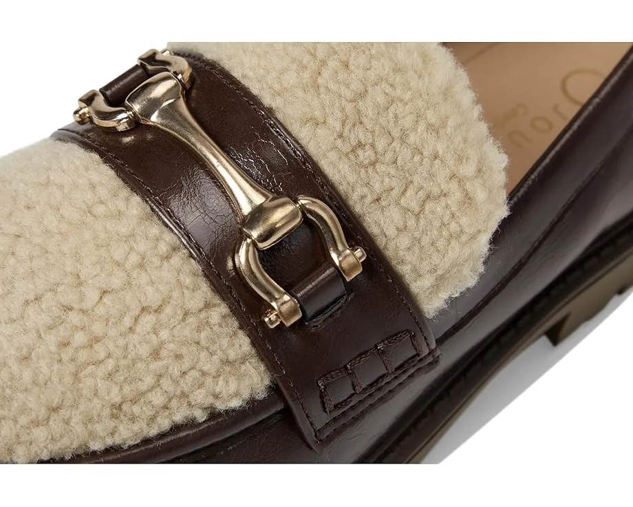 Лоферы Jessamey на удобном каблуке из гладкой кожи Journee Collection