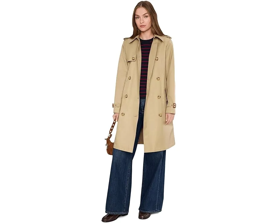 Пальто Lauren Ralph Lauren с поясом и двойной застежкой