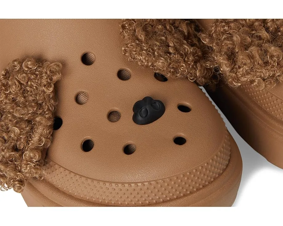 Сабо Crocs Stomp Lined Clogs с искусственным мехом и массивной подошвой
