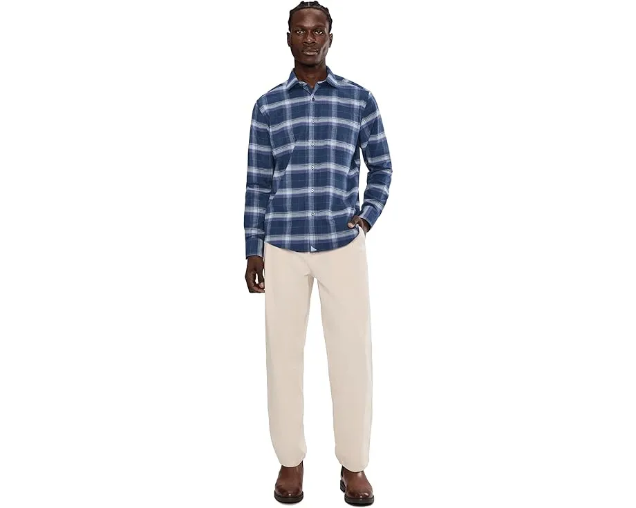 Performance фланелевая рубашка UNTUCKit Barker с четырехсторонним стрейчем