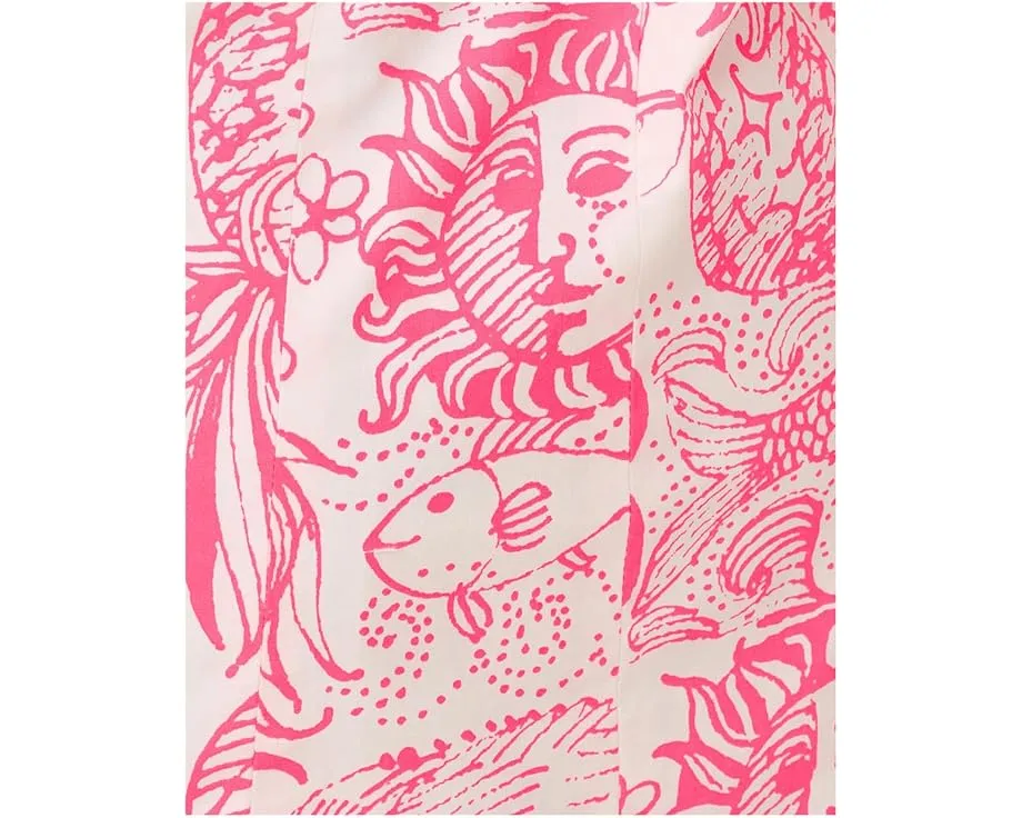 Платье Mini Wister с отделкой кружевом от Lilly Pulitzer Kids