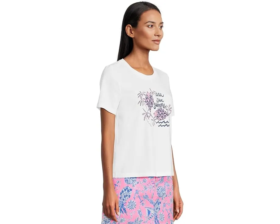 Трикотажный топ Lilly Pulitzer Barreto с уникальным принтом