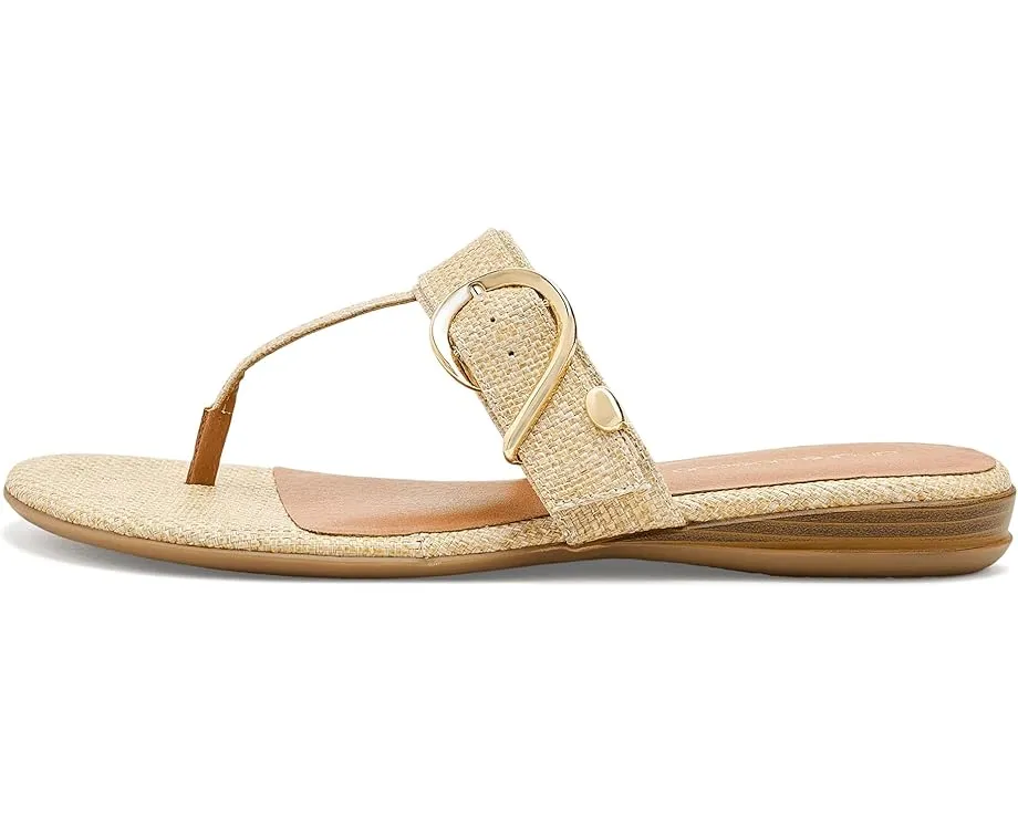 Сандалии Andre Assous Nix с декоративной пряжкой и мягким верхом из кожи