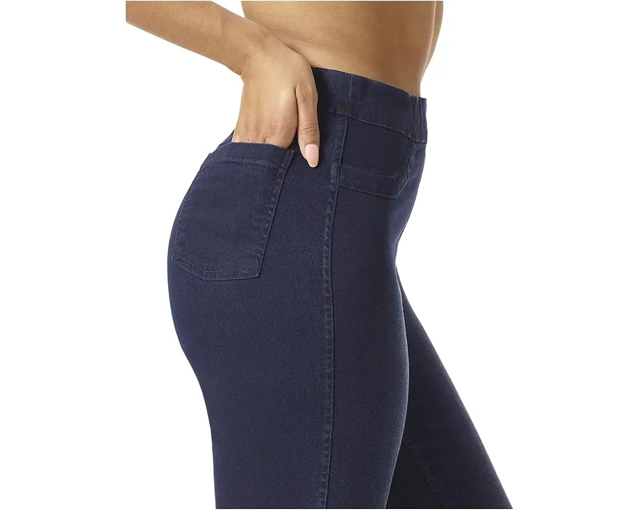 Reversible Denim Leggings от HUE с карманами и высокой посадкой