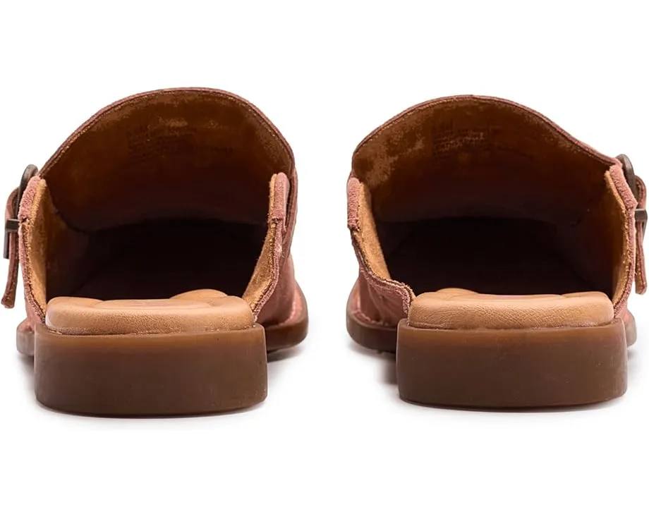 Мюли-лоферы Born Meg из мягкой замши с пряжкой