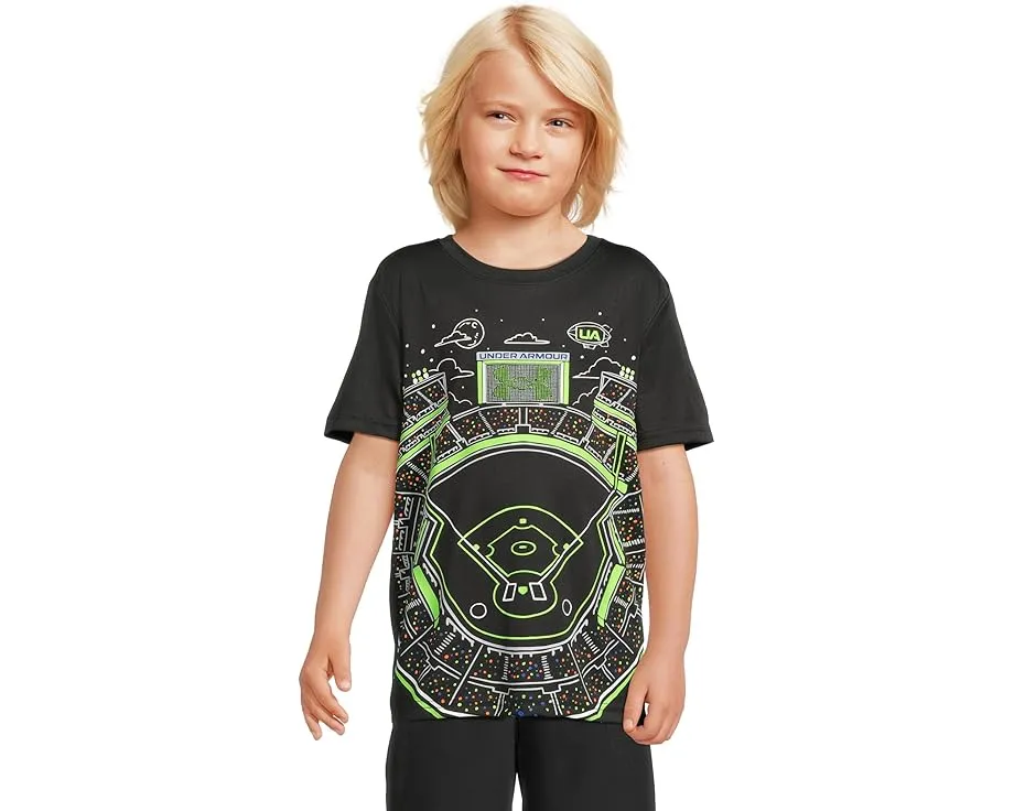 Under Armour Kids футболка Tech Baseball Field с принтом