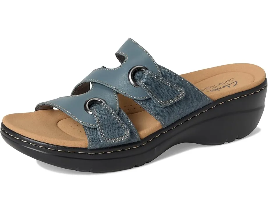 Сандалии Clarks Merliah 2 Cove на клиновидной подошве с застежками на липучках